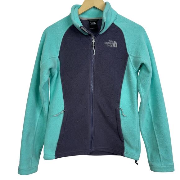 The North Face ISADORA Zip Jacket Womens Fleece Blue Grey Size XS - Picture 1 of 7